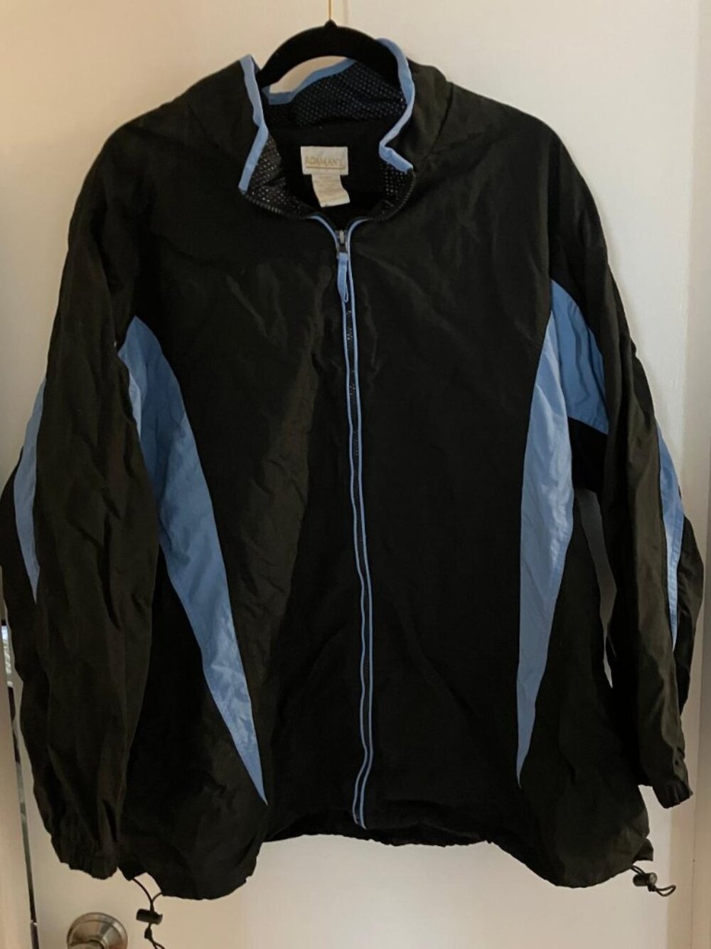 ROAMANS BLACK BLUE JACKET SIZE 1X